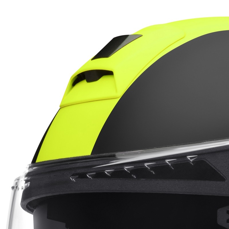 Szczękowy kask motocyklowy Schuberth C4 czarno-fluo żółty wyprzedaż