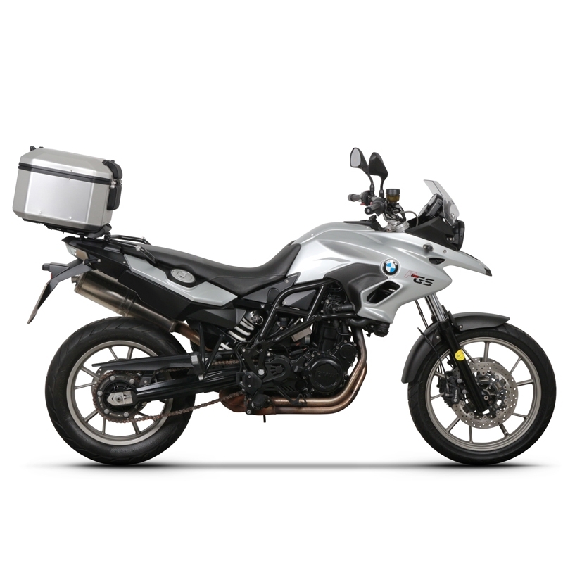 Complete set of aluminum cases SHAD TERRA, 37L topcase + 36L / 47L side cases, including mounting kit and plate SHAD BMW F 650 GS/ F 700 GS/ F 800 GS