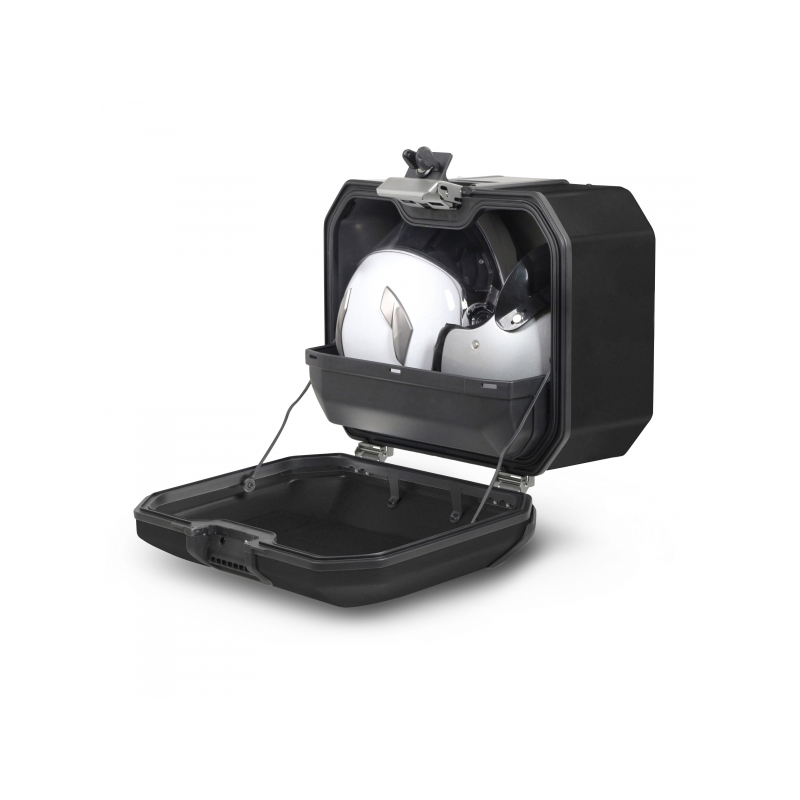 Complete set of black aluminum cases SHAD TERRA, 37L topcase + 36L / 47L side cases, including mounting kit and plate SHAD R 1200 GS Adventure/ R 1250 GS Adventure