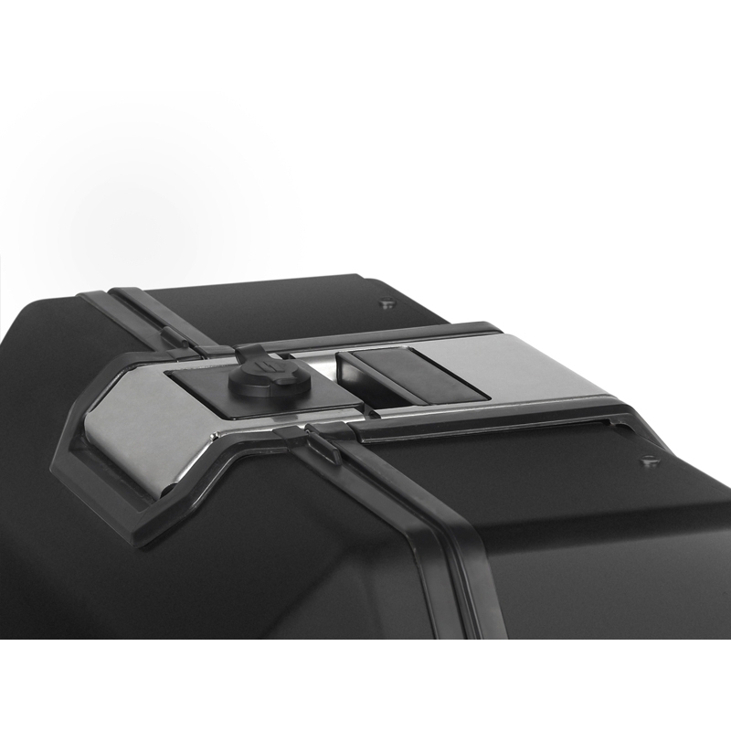 Complete set of black aluminum cases SHAD TERRA, 48L topcase + 36L / 47L side cases, including mounting kit and plate SHAD R 1200 GS Adventure/ R 1250 GS Adventure