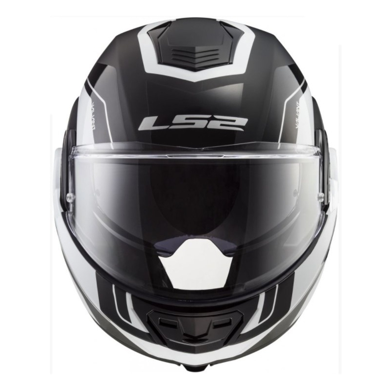 Kask z podnoszoną szczęką LS2 FF399 Valiant czarno-biały