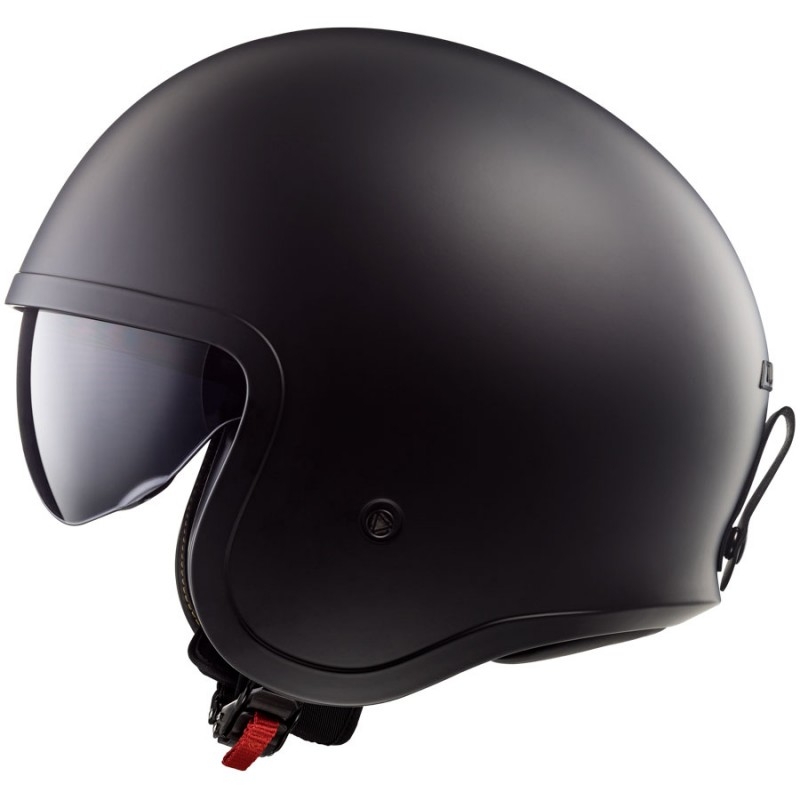 Otwarty kask motocyklowy LS2 OF599 Spitfire czarny matowy