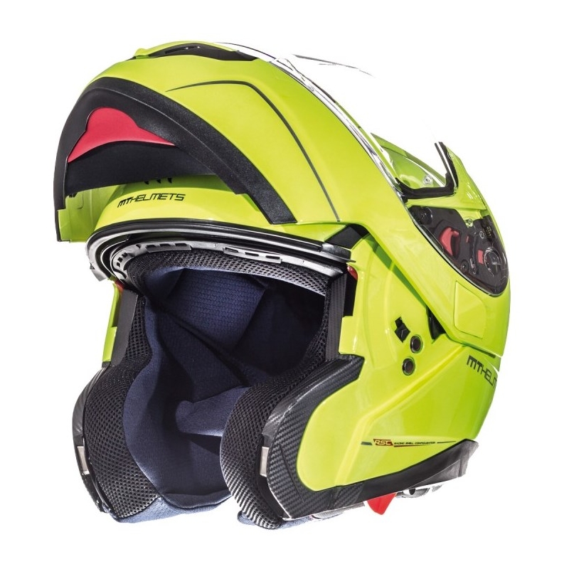 Kask szczękowy MT Atom fluo żółty wyprzedaż