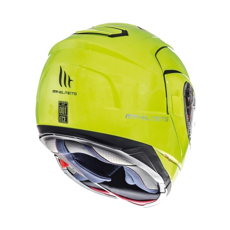 Kask szczękowy MT Atom fluo żółty wyprzedaż