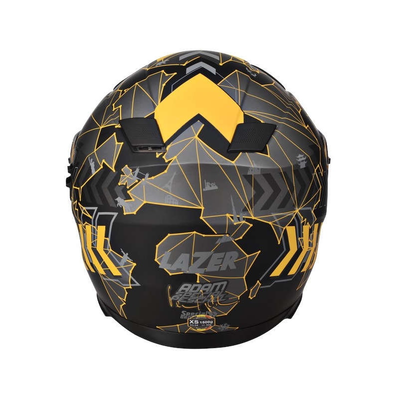 Integralny kask motocyklowy Lazer Bayamo Adam Special replika żółty wyprzedaż