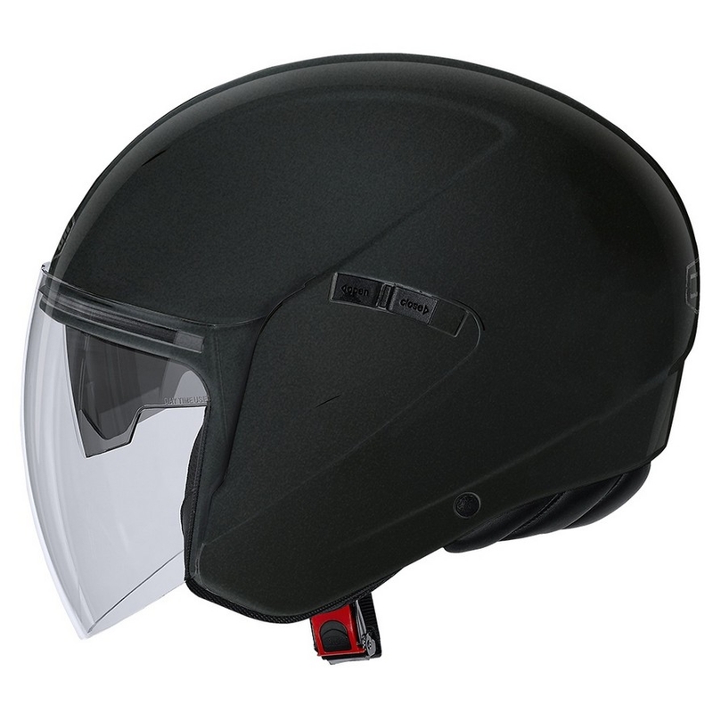 Otwarty kask CMS S-JET Plain czarny metal