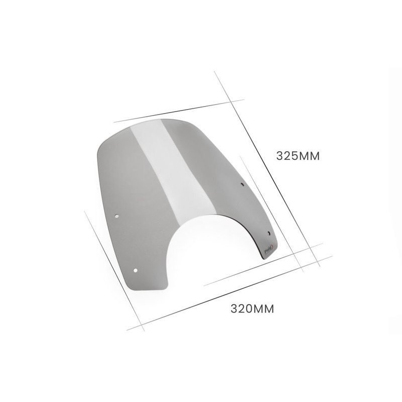Windshield New Generation Sport PUIG black for HONDA CMX 1100 Rebel 2021-2024