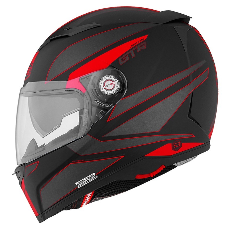 Kask integralny CMS GTR Spitfire czerwony