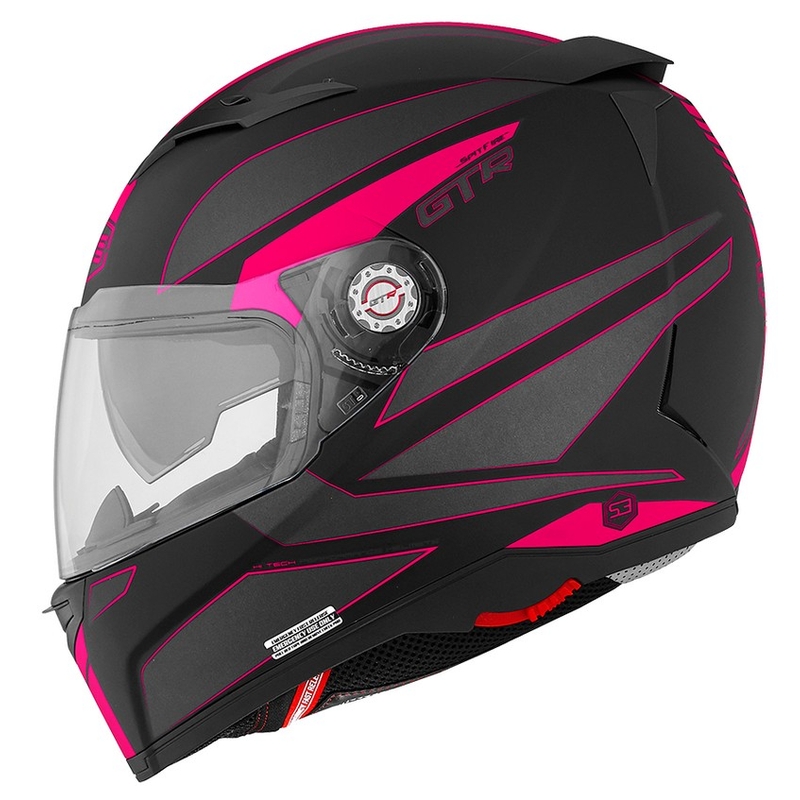 Kask integralny CMS GTR Spitfire fuksjowy
