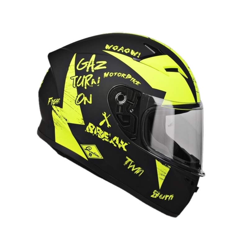 Integralny kask motocyklowy Lazer FH4 Bad Boy wyprzedaż