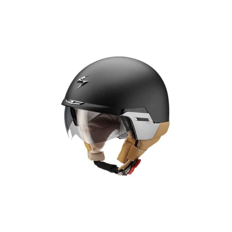 Otwarty kask motocyklowy Scorpion EXO-100 Padova II czarny matowy wyprzedaż