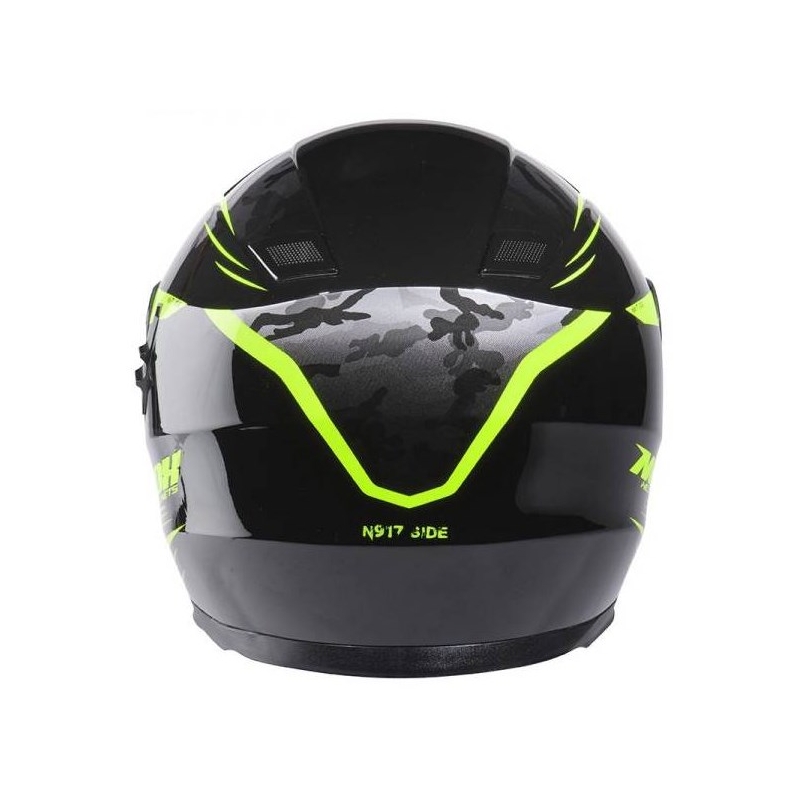 Integralny kask motocyklowy NOX N917 Side czarno-fluo żółty-camo