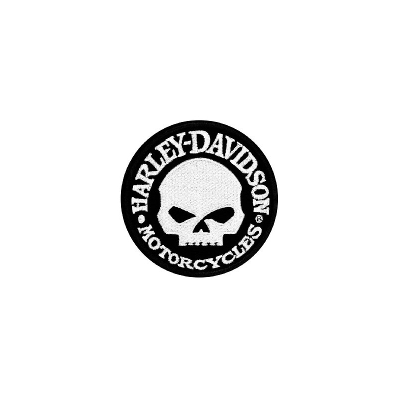 Naszywka H-D Motorcycles biała