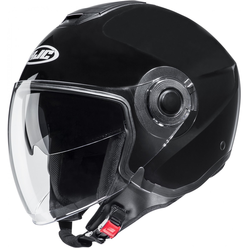 Otwarty kask motocyklowy HJC i40N Solid Metallic Black