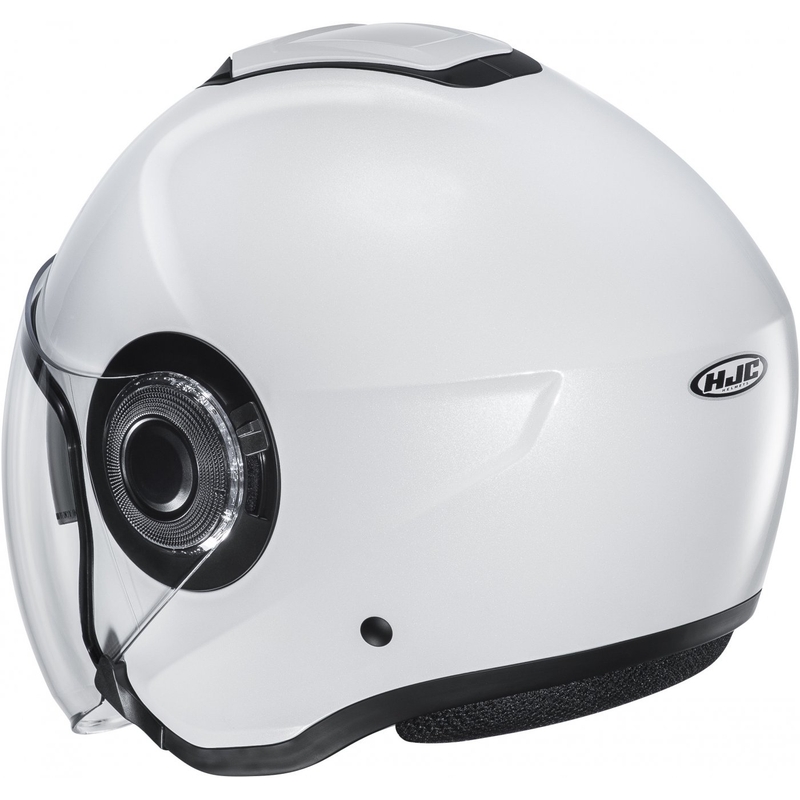 Otwarty kask motocyklowy HJC i40N Solid biały perłowy