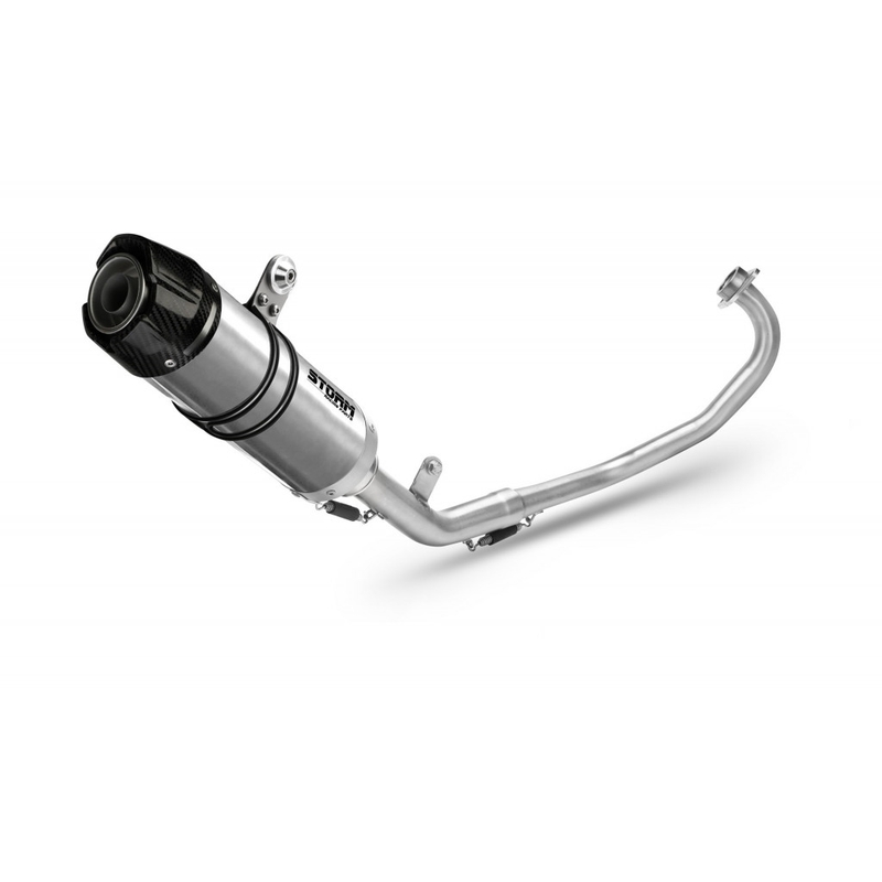 Full exhaust system 1x1 STORM GP Stainless Steel with carbon cap