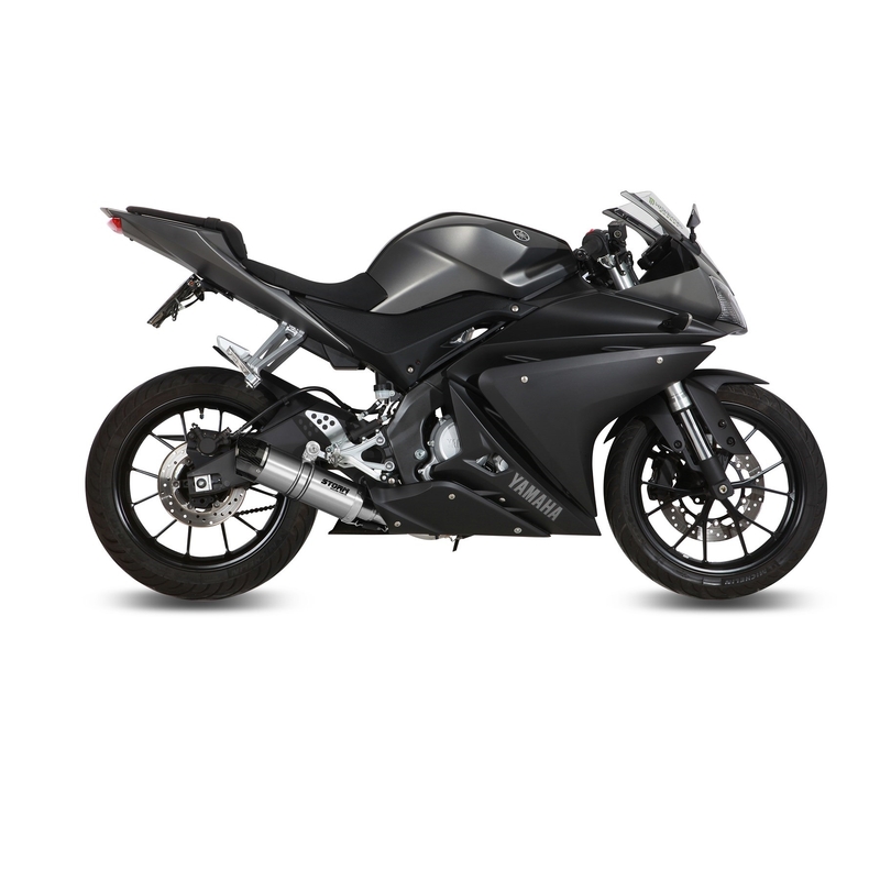 Full exhaust system 1x1 STORM GP Stainless Steel with carbon cap
