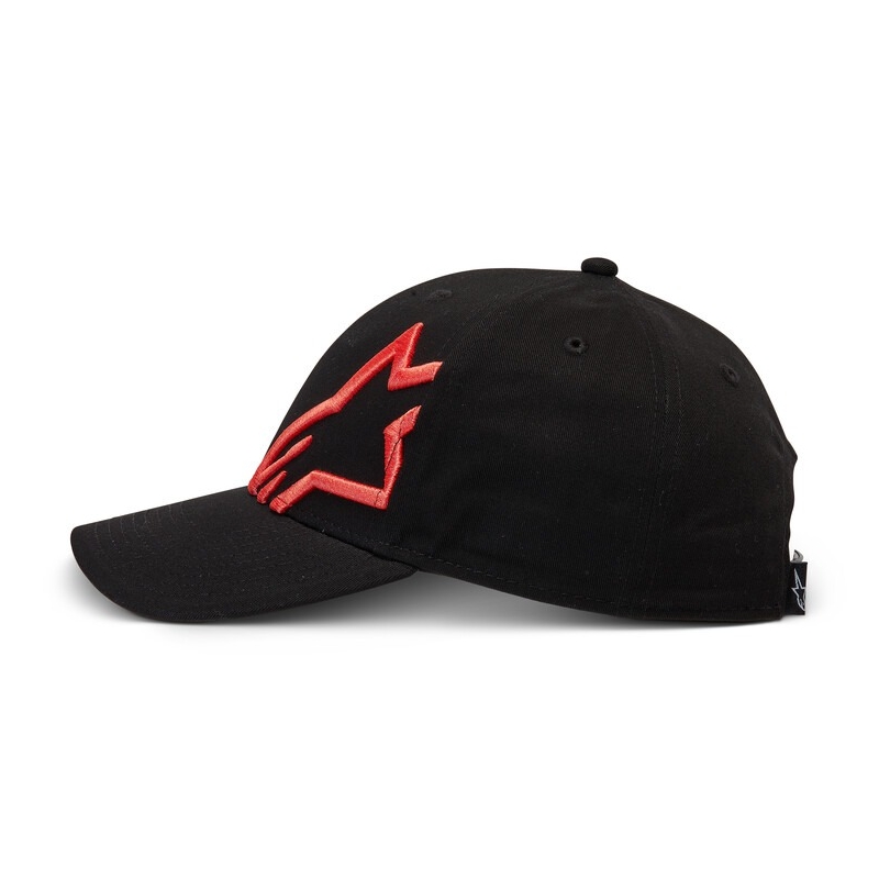 Kšiltovka Alpinestars Corp Snap 2 Hat černo-fluo červená