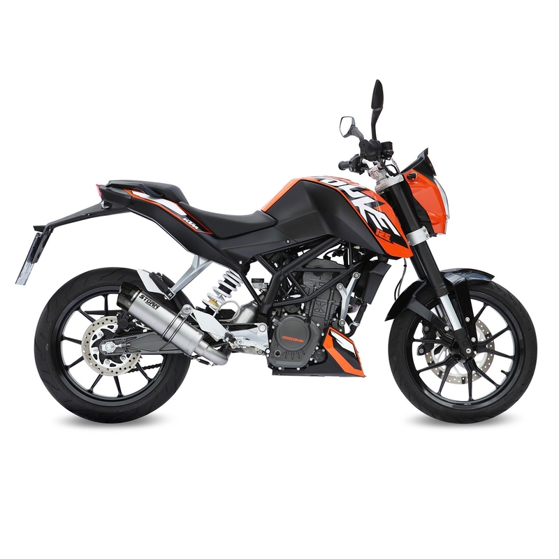 Full exhaust system 1x1 STORM GP Stainless Steel with carbon cap