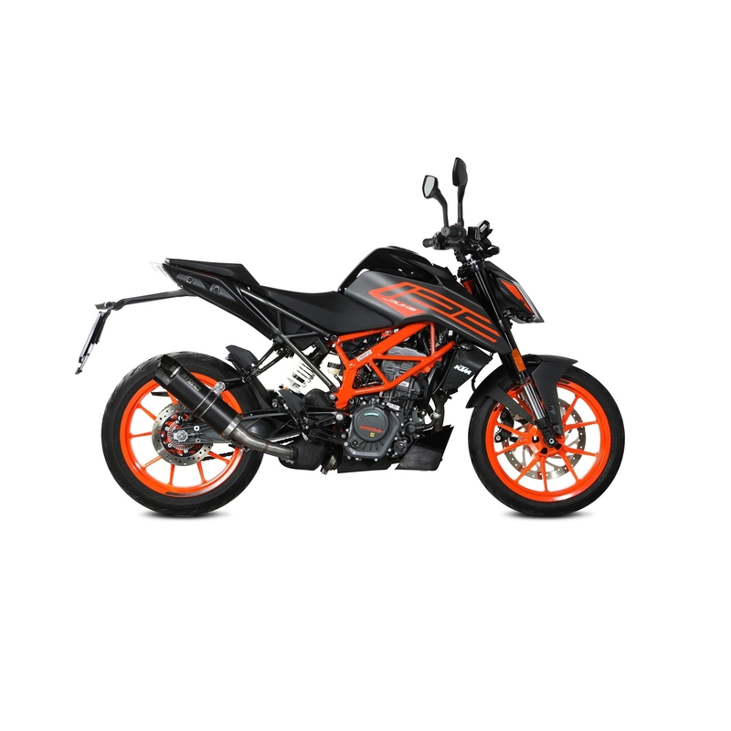 Full exhaust system 1x1 STORM GP Black with carbon cap