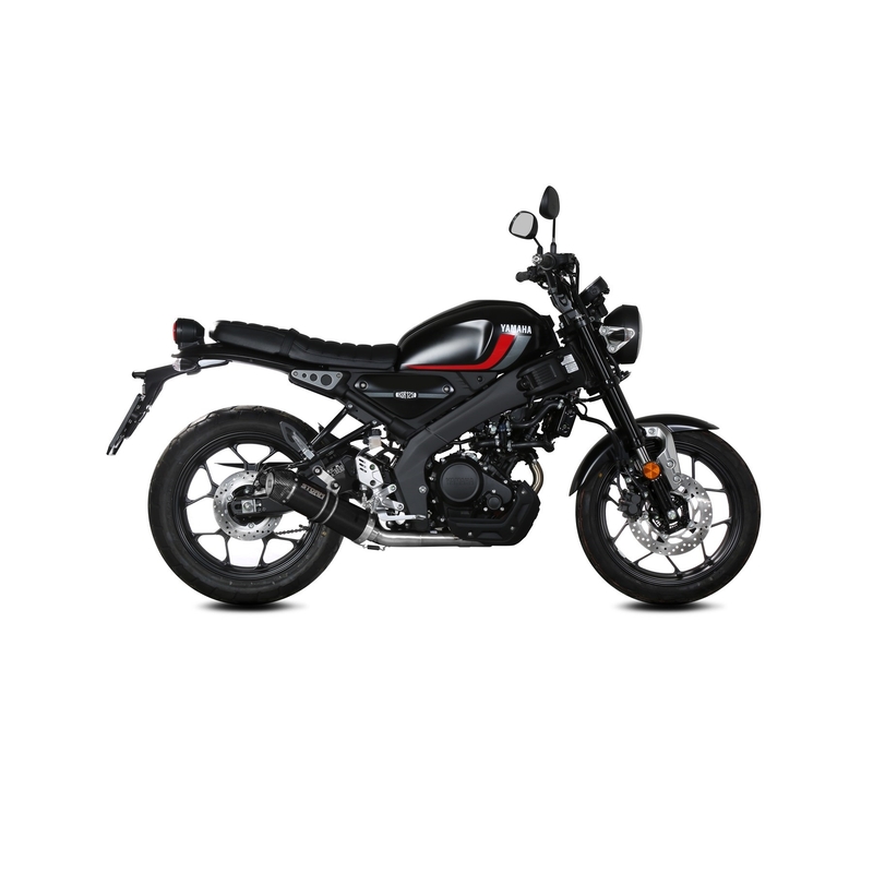 Full exhaust system 1x1 STORM GP Black with carbon cap