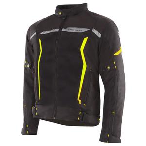 Kurtka motocyklowa Street Racer Flex Air w kolorze czarno-fluo żółtym