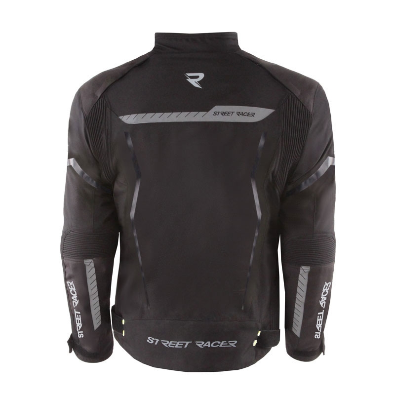 Kurtka motocyklowa Street Racer Flex Air w kolorze czarnym