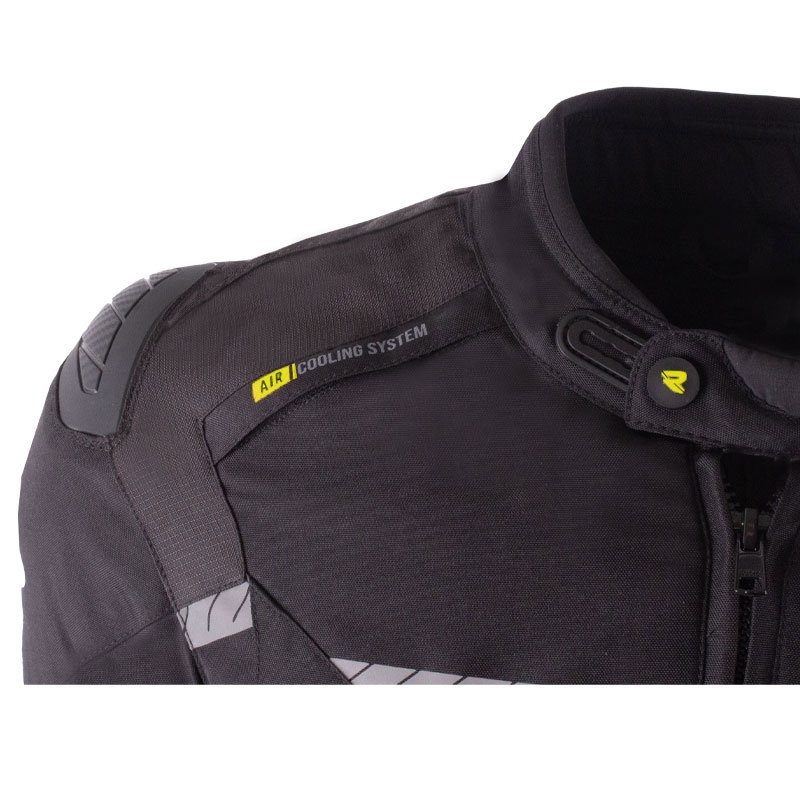 Kurtka motocyklowa Street Racer Flex EVO czarno-fluo-żółta