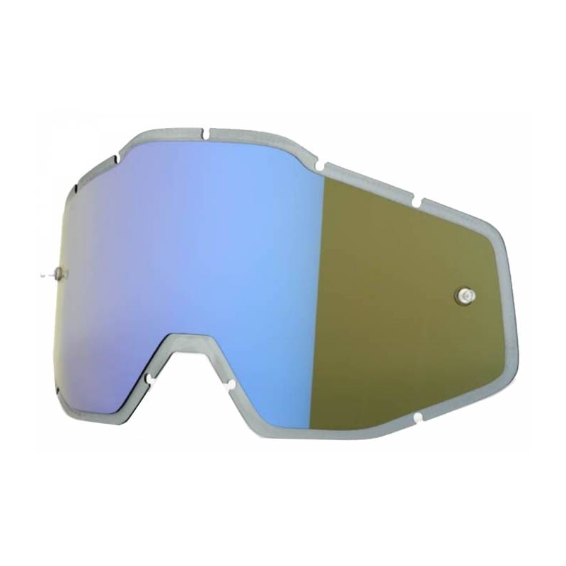 Plexi 100% Injected Racecraft/Accuri/Strata blue chrome (Anti-fog)