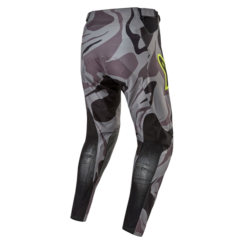Spodnie motocrossowe Alpinestars Racer Tactical szare, kamuflażowe, fluo, żółto-czarne