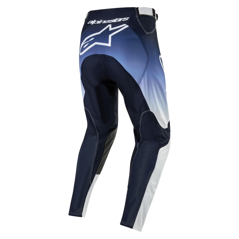 Spodnie motocrossowe Alpinestars Racer Hoen biało-niebieskie