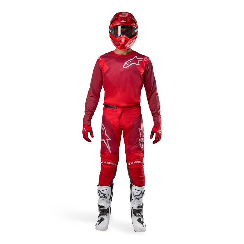 Spodnie motocrossowe Alpinestars Racer Hoen w kolorze czerwonego wina