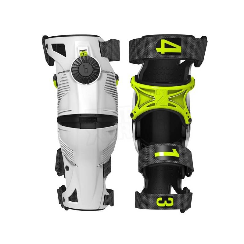 Orteza kolanowa MOBIUS X8 (biało/żółta)