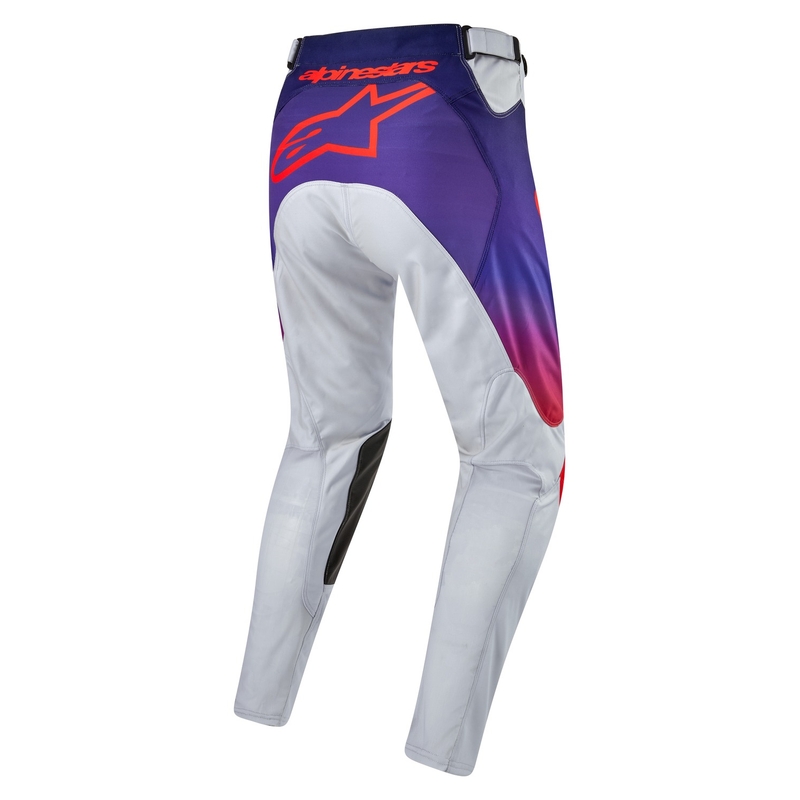 Spodnie motocrossowe Alpinestars Racer Hoen szaro-niebiesko-pomarańczowe