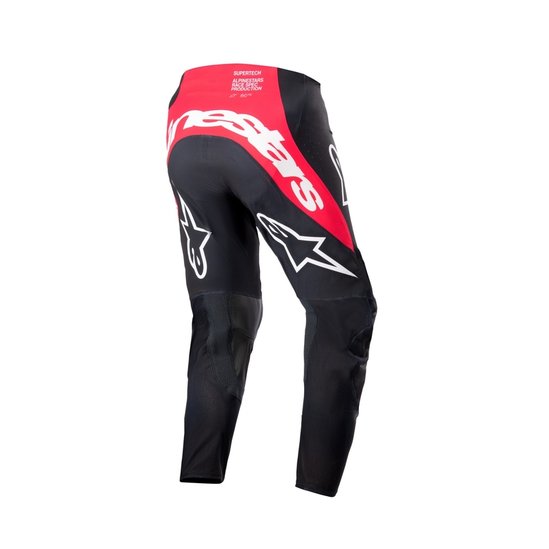 Motokrosové kalhoty Alpinestars Supertech Ward 2024 černo-červeno-bílé