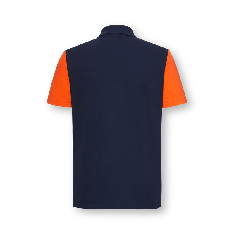 Polo triko KTM Apex modro-oranžové wyprzedaż