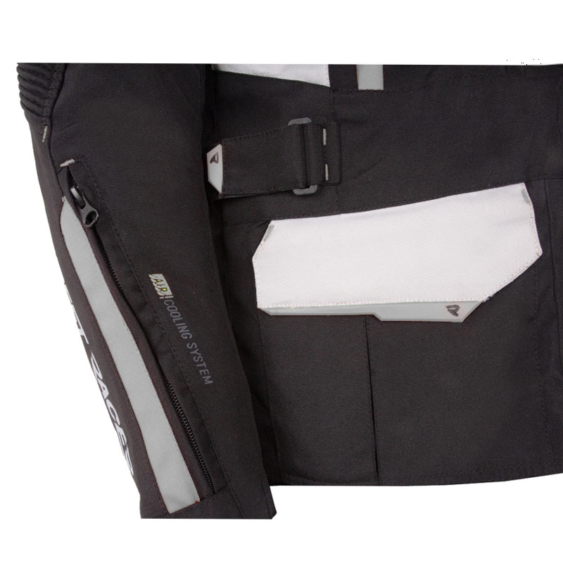 Kurtka motocyklowa Street Racer Hilax czarno-szara