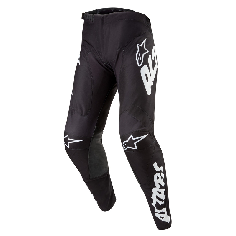 Spodnie motocrossowe Alpinestars Racer Hana czarno-białe