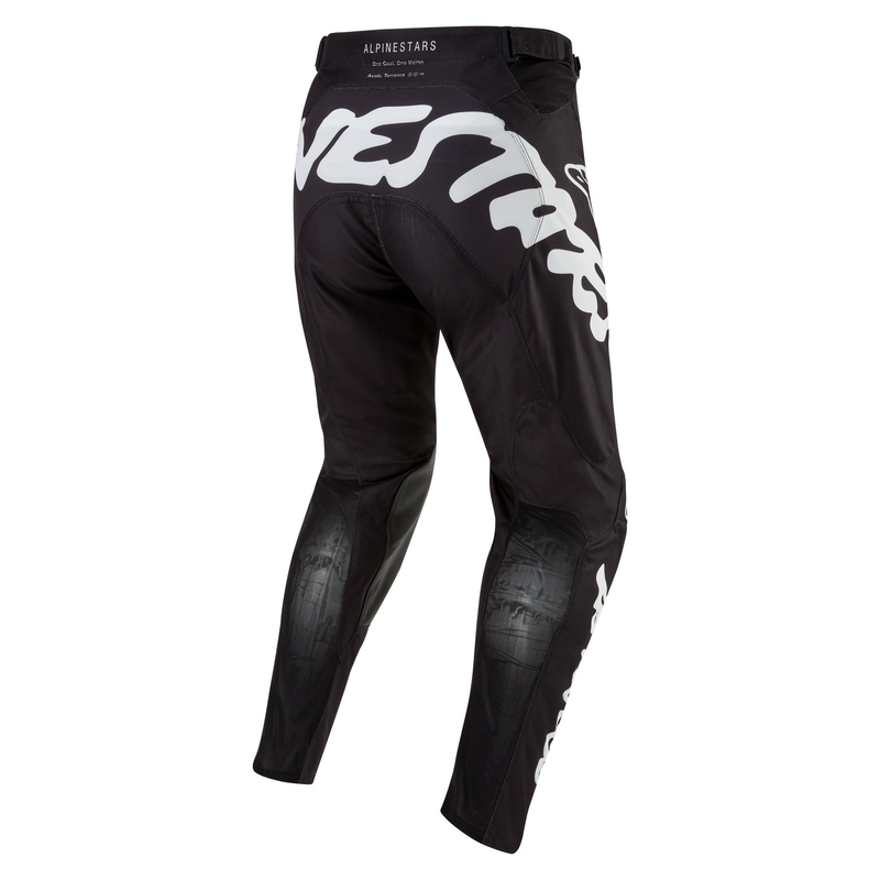 Spodnie motocrossowe Alpinestars Racer Hana czarno-białe