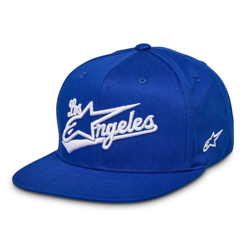 Kapelusz Alpinestars Los Angeles w kolorze niebiesko-białym