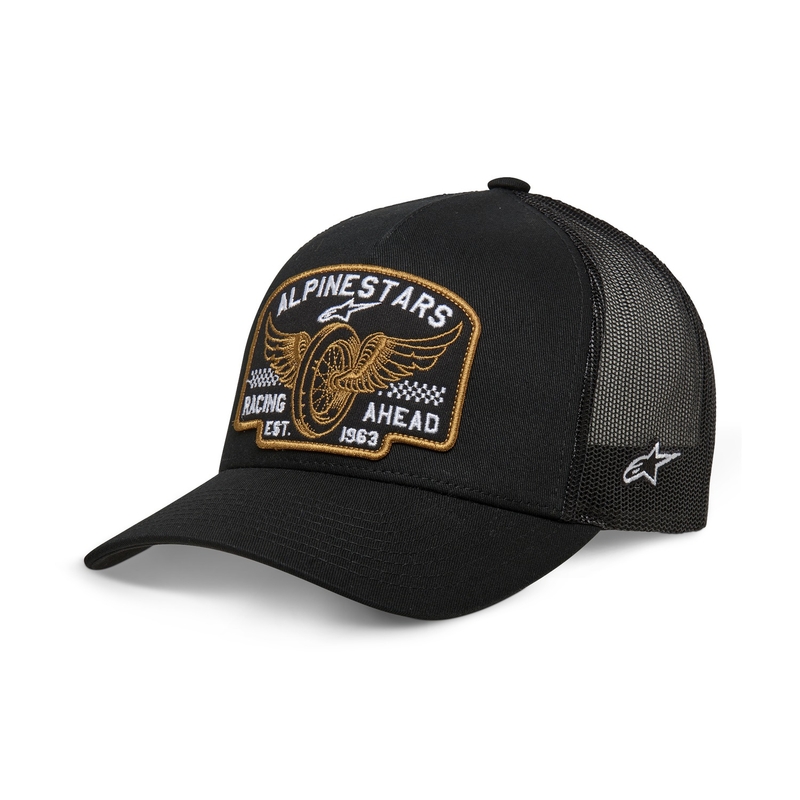 Czapka Alpinestars Heritage Patcher czarno-czarna