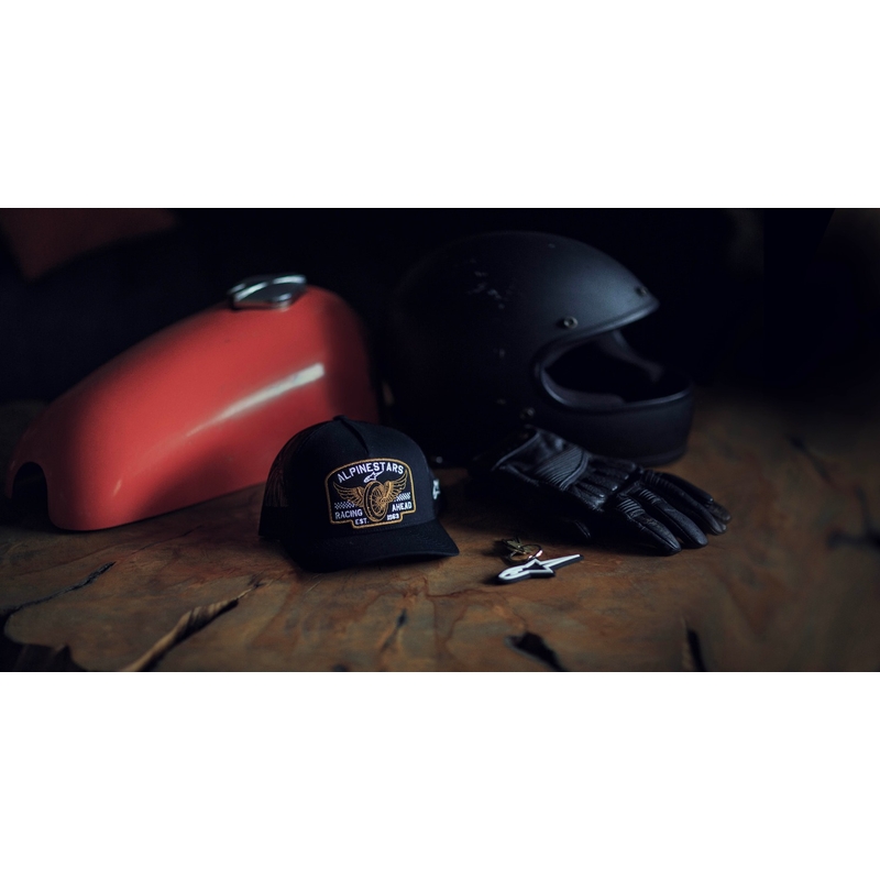Czapka Alpinestars Heritage Patcher czarno-czarna