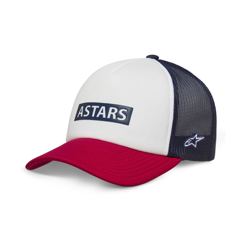 Czapka Alpinestars Clarified Foam biało-czerwona