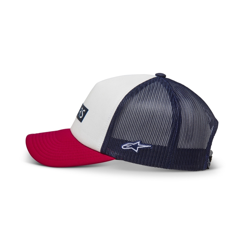 Czapka Alpinestars Clarified Foam biało-czerwona