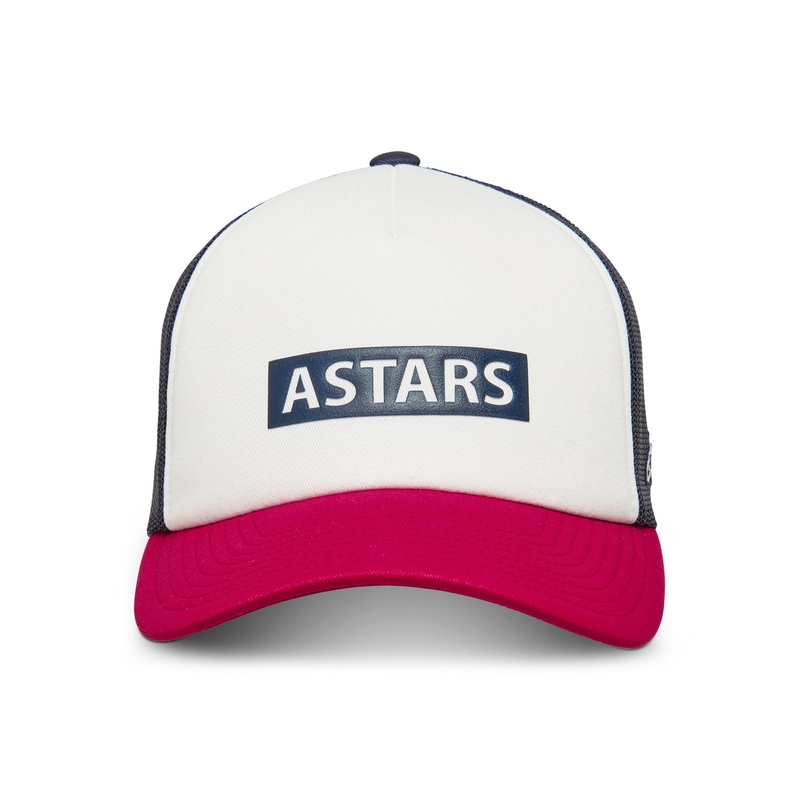 Czapka Alpinestars Clarified Foam biało-czerwona