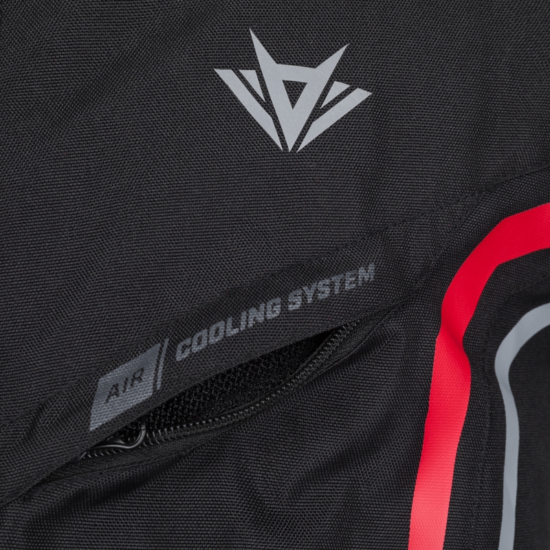 Kurtka motocyklowa RSA Compact 2 czarno-szaro-fluo-żółta