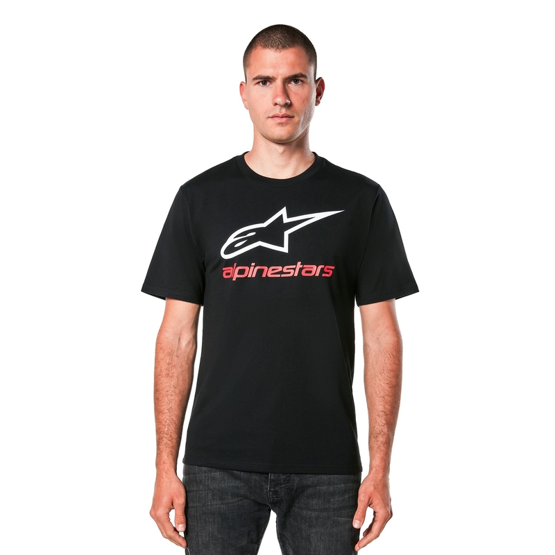 Koszulka Alpinestars Always 2.0 CSF czarno-biało-czerwona