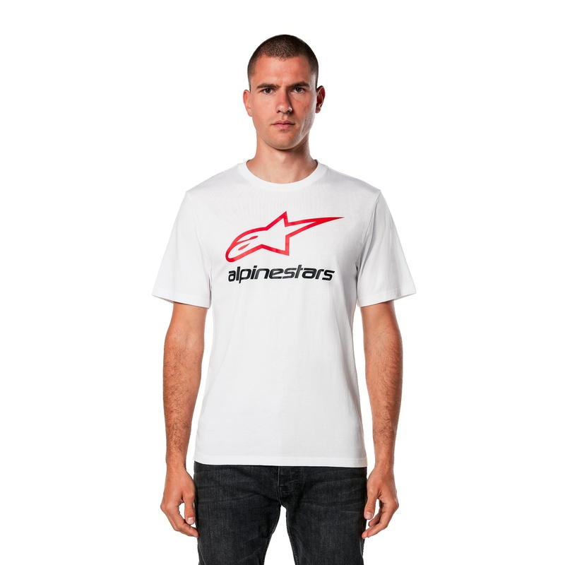 Koszulka Alpinestars Always 2.0 CSF w kolorze biało-czerwono-czarnym