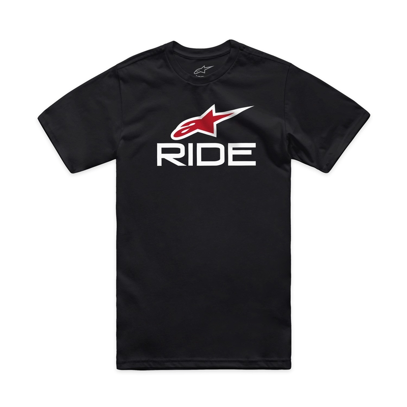 Tričko Alpinestars Ride 4.0 CSF černo-bílo-červené