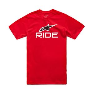 Tričko Alpinestars Ride 4.0 CSF červeno-bílo-černá